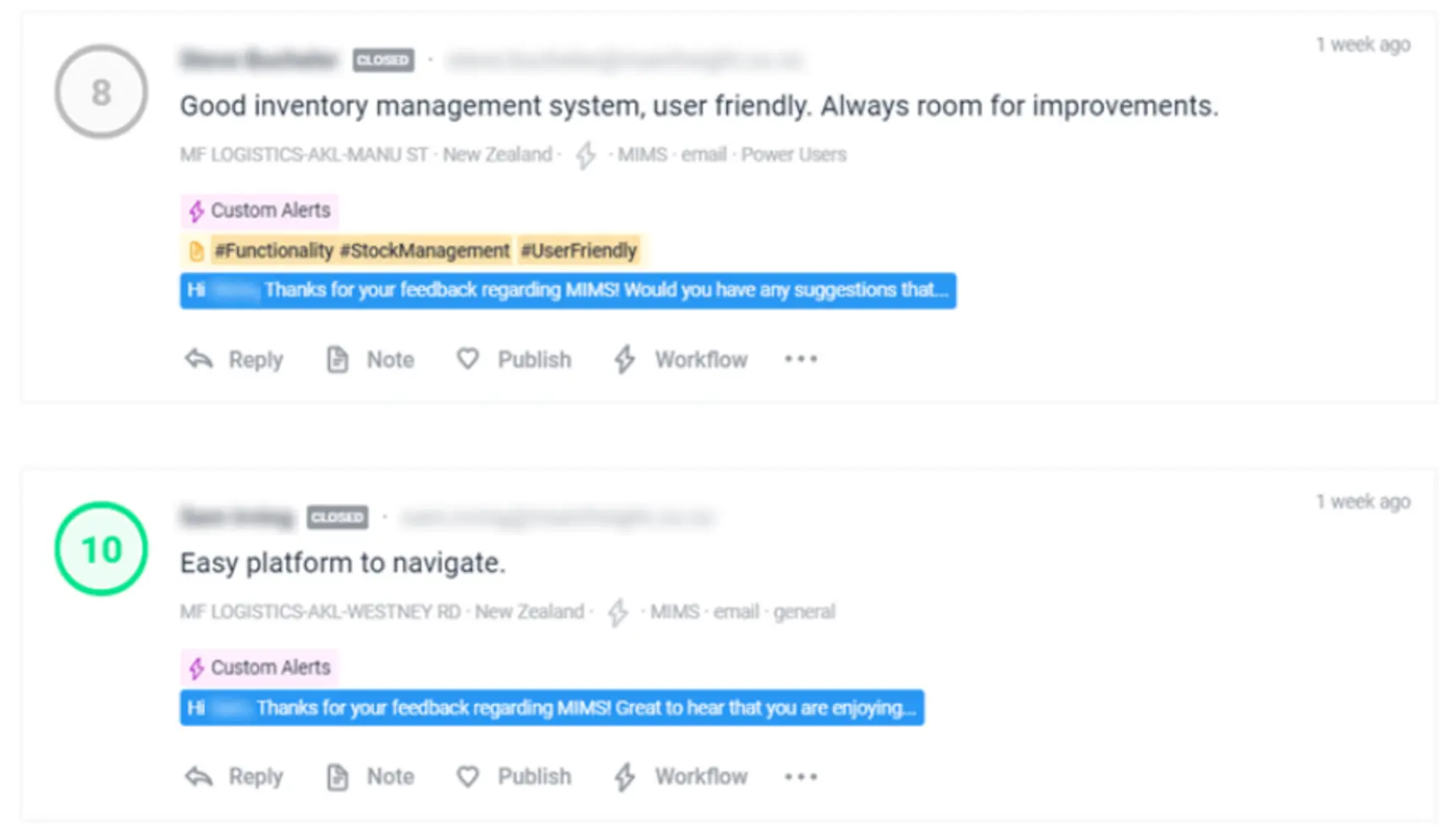 software user reviews