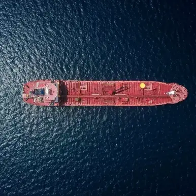 Freight Ship in the ocean