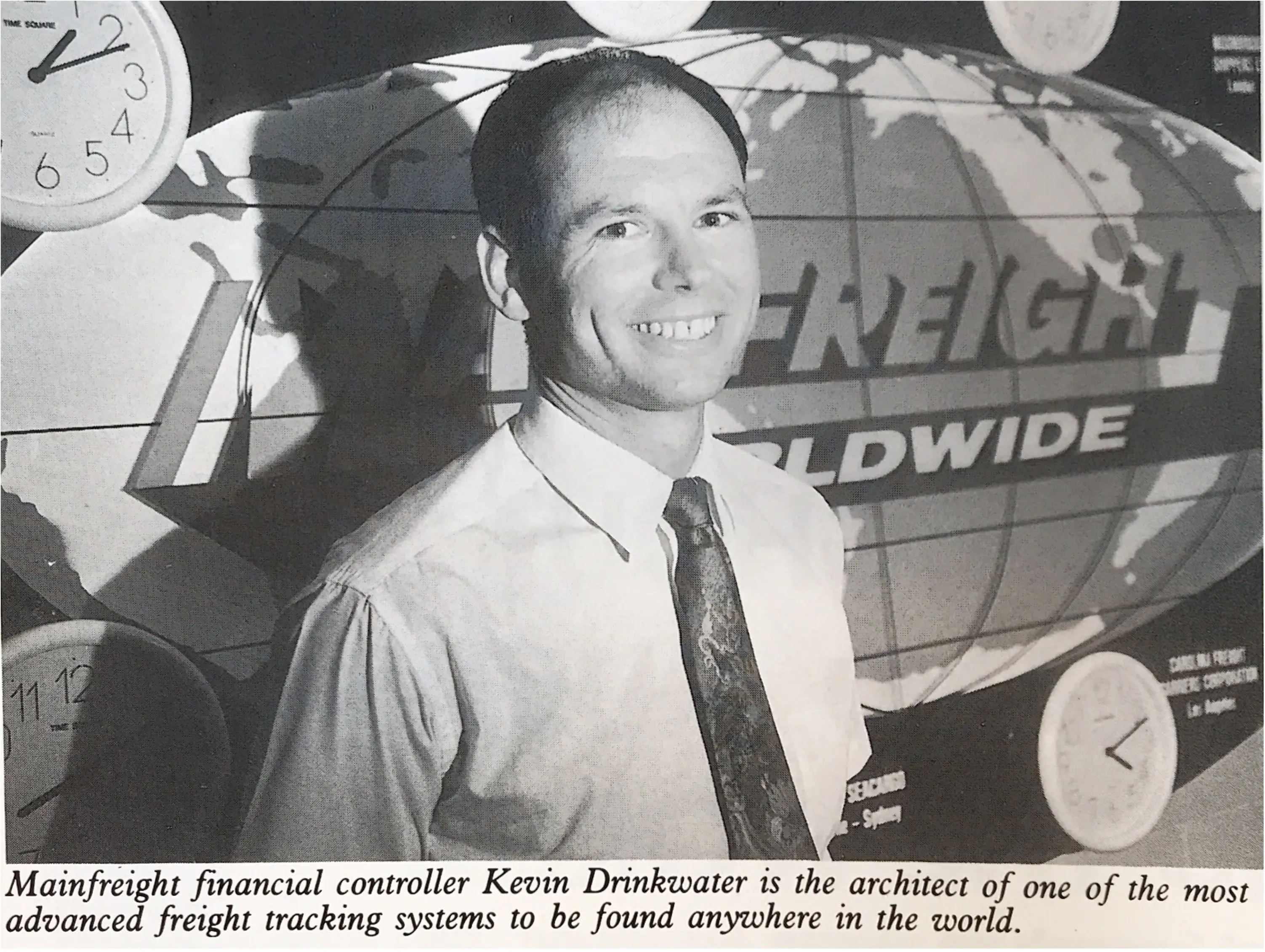 kevin drinkwater in newspaper clipping