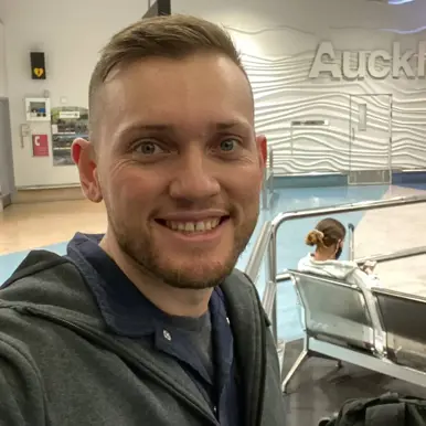 Rick at Auckland Airport