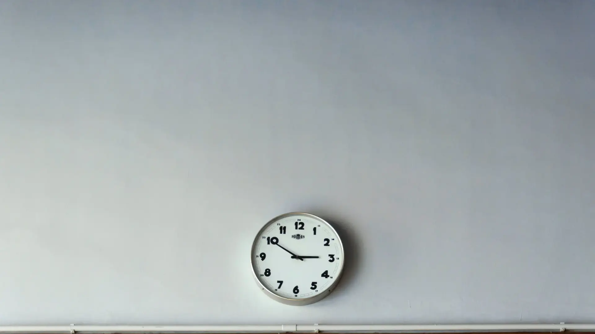 Clock on a wall
