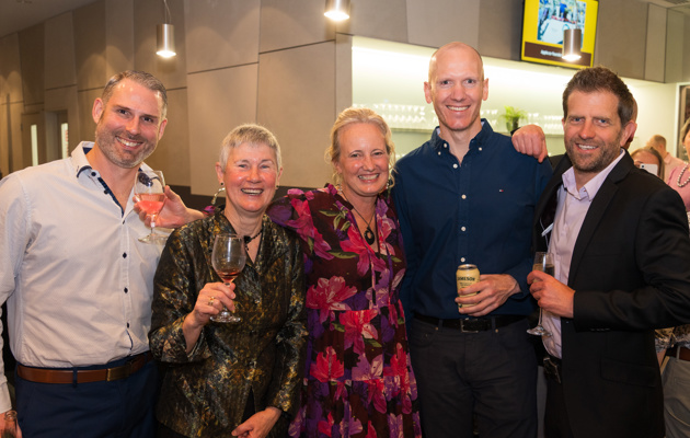 Sandfield team members at 35 year celebration loading=