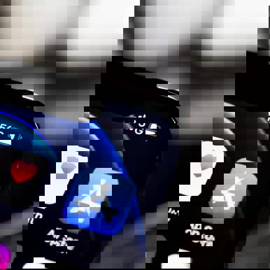 Mobile Phone Displaying Apps